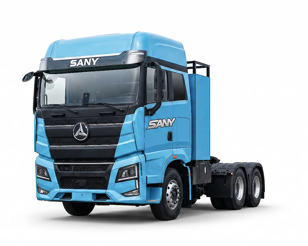 Электрический седельный тягач SANY S653 TE6х4G