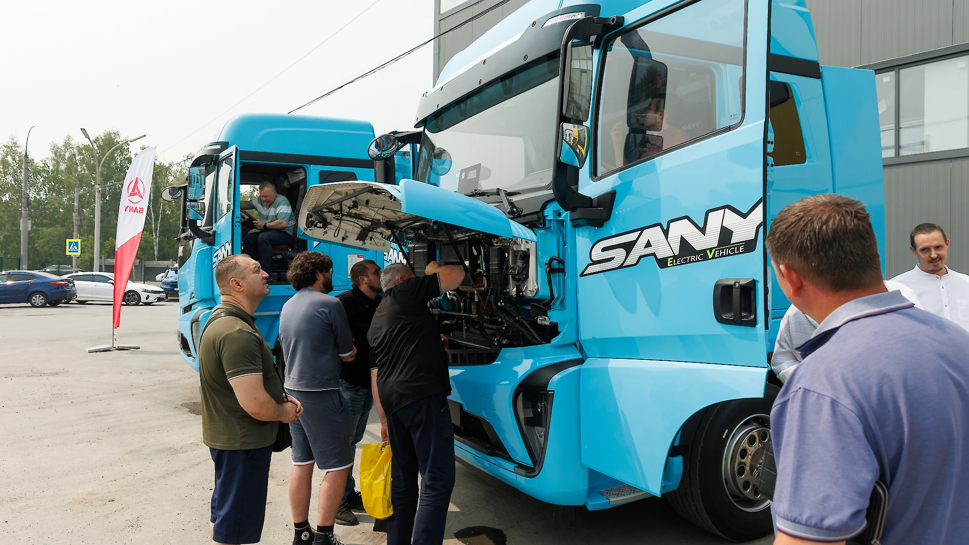 Презентация новых моделей электрических тягачей SANY в Екатеринбурге